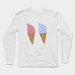 Two ice-creams. Long Sleeve T-Shirt